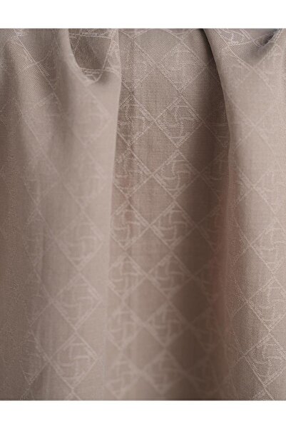 Kayra Pamuklu Monogram Eşarp Taş