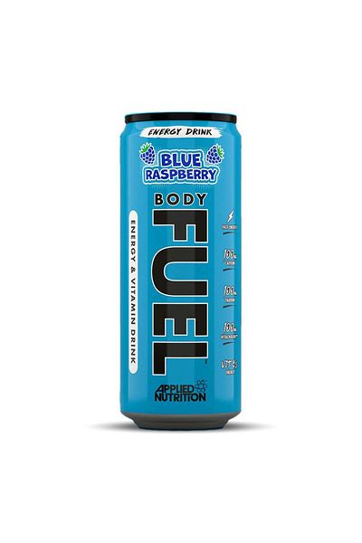 applied nutrition Bodyfuel Energy Can, Blue Raspberry, 330 ML