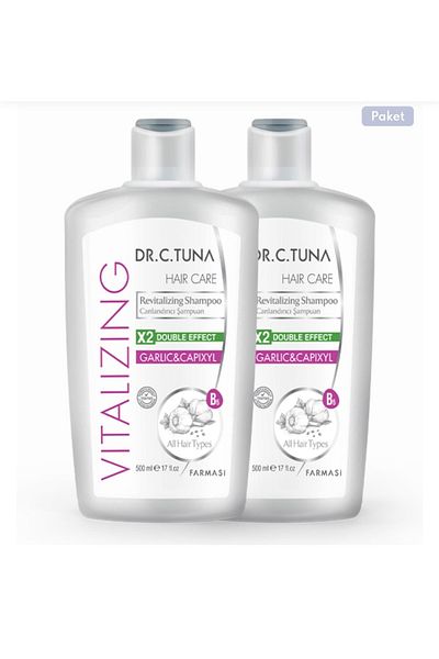 Farmasi Vitalizing Hair Revitalizations Package with Garlic & Capixyl Combo