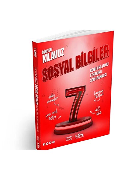 Kva Yayınları 7. SINIF ÖĞRETEN KILAVUZ SOSYAL BİLGİLER KONU ANLATIMLI ETKİNLİKLİ SORU BANKASI