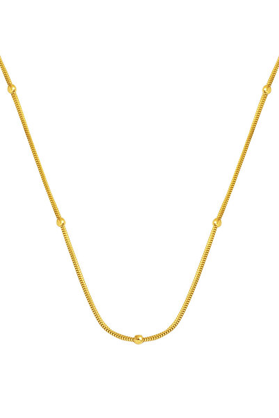 Bilezikci 14 Ayar İtalyan Altın Zincir Kolye 40 cm.