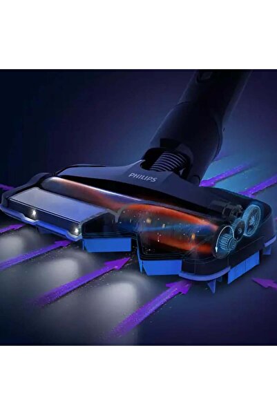 Philips 25.2 V 0,6 Lt ,Speed Pro Max Ultra Yeni? Seri? 25.2 V Çeki?m Gücü Şarjlı Dikey Süpürge Turbo Firçali