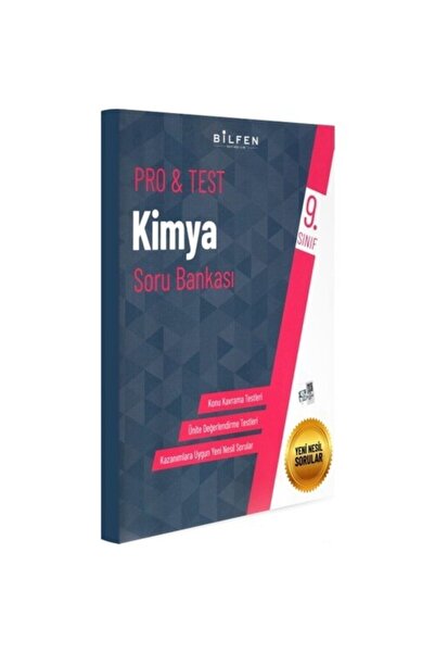 Bilfen Yayıncılık 9. Sınıf Pro ve Test Kimya Soru Bankası