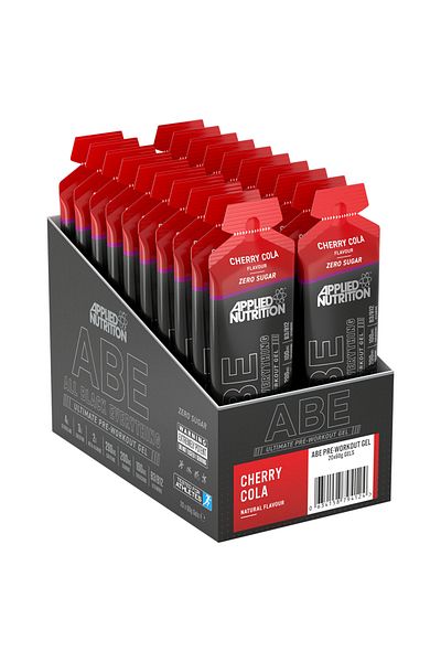 applied nutrition ABE Ultimate Pre Workout Gel, Cherry Cola, Box of 20 Pieces