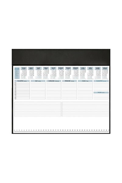 KESKİN COLOR Keskin Color Haftalık Masa Sümeni Bialalı 28x40 Cm 2025 Yılı Haf...