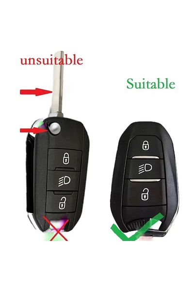 emii auto spare parts PEUGEOT CiTROEN DS TOYOTA - Customizes Your Key Gray Actuated Key Case