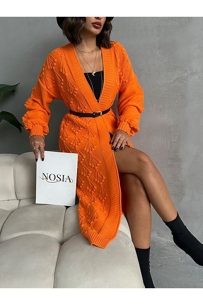 nosia fashion Standard Size Long Length Women's Cotton Knitwear Cardigan