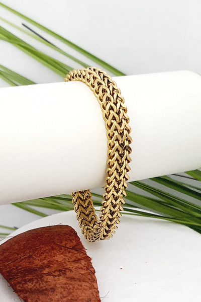 Reyna Steel Altın Çağı Yaşatan Çelik Takılar Steel Bracelet
