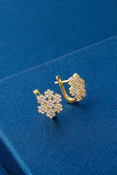 Bilezikci Kar Tanesi 14 Ayar Altın Küpe