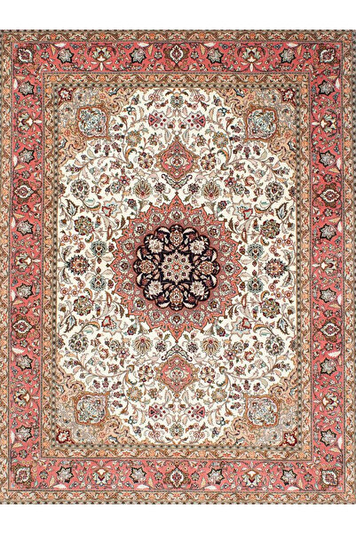 Rugs Modern Halı Aysu Koleksiyonu Turuncu Bordür Detaylı Antik Desenli Dokuma...
