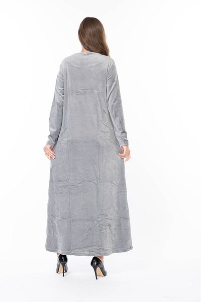 mervemoda ROCHIE DE CATIF DE DAMĂ MÂNECĂ LUNGĂ