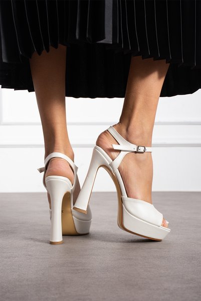 Almera's Shoes Almera's Shoes Pearl Color 13 cm Platform Shoes