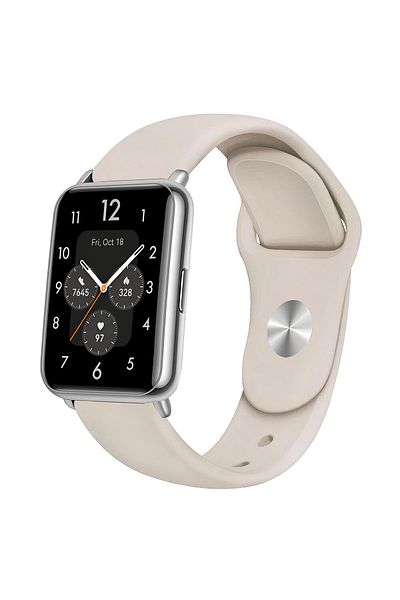 Nezih Case سوار Huawei Watch Fit 2 المتوافق مع A+ Quality Classic/Sport Gel Silicone Band