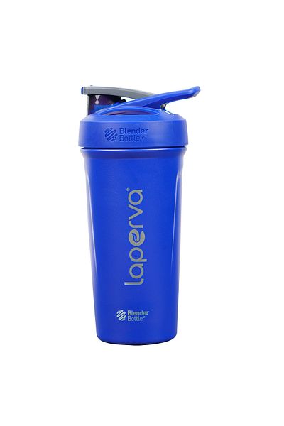 Laperva Blender Bottle Stainless Steel Shaker, Reflex Blue