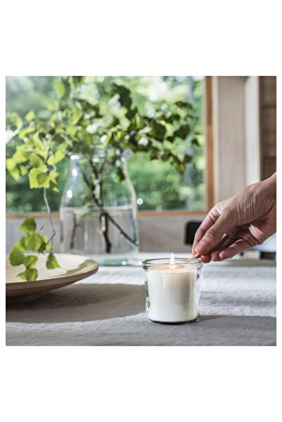IKEA ADLAD Bardakta Kokulu Mum, 20 saat, İskandinav Ormanları