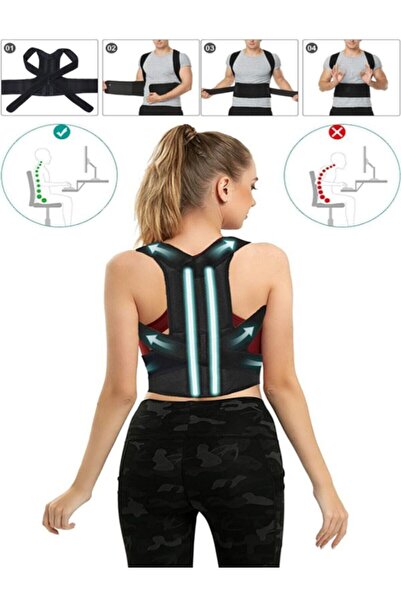 Ankaflex Коректор на стойката за жени и мъже Ортопедична ортеза за гърба за изправено стоене Предотвратяване на гърбица Ортопедична