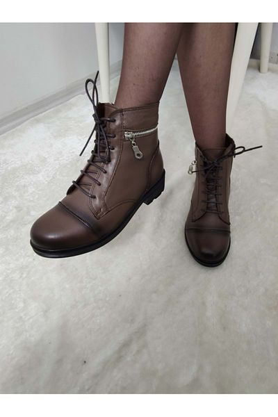 ÇİĞDEM KUNDURA Γυναικείες κοντές μπότες Lumin Real Leather - SCVA B3