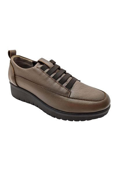 ÇİĞDEM KUNDURA Terracrest Çiğdem Shoes - Genuine Leather Women's Orthopedic Casual Shoes