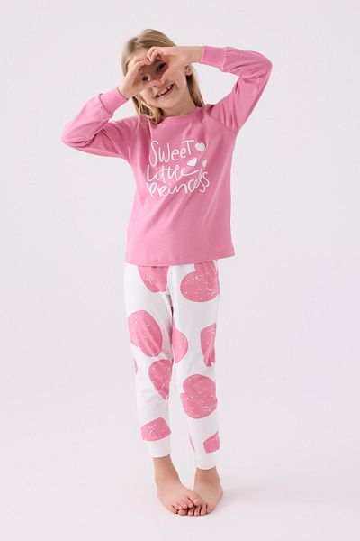Rolypoly Roly Poly 3470 Sweet Little Princess Girl's Clove Long Sleeve Pajamas Set