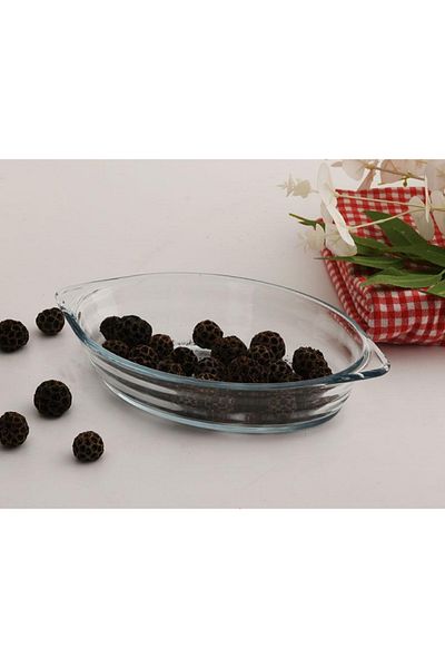 Paşabahçe Borcam Bowl Paşabahçe Oval Borcam Mini 530 Cc 2 Pieces
