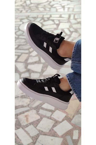 DarkStep Ασπρόμαυρα 151 Model Unisex Αθλητικά Παπούτσια - Επίπεδη Σόλα