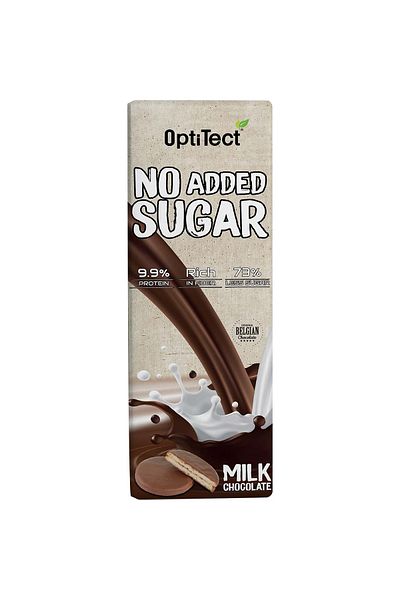 OptiTect No Added Sugar Cookies, Milk Chocolate, 1 Piece