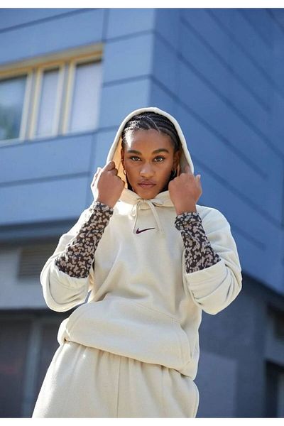 Nike Sportswear Oversized Pullover Hoodie - Rattan-fb8972-206