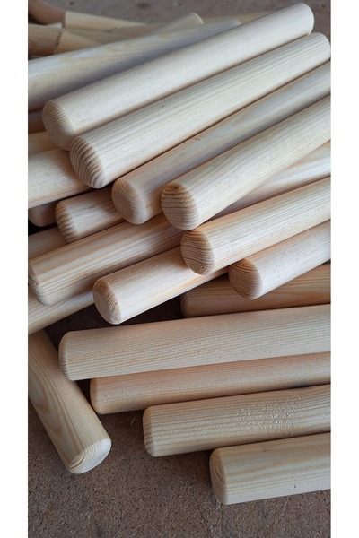 MrtAhşap Wooden Rhythm Sticks 20 Units (10 Pairs)