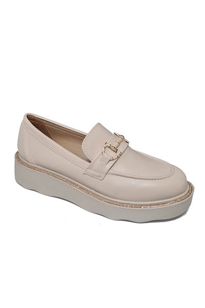 Ventes Γυναικεία Loafer Παπούτσια με Χοντρή Πέτρινη Σόλα Αξεσουάρ 8552606 -z