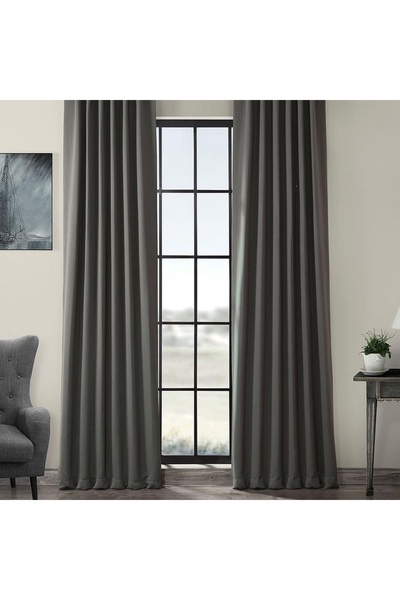 İpeksi Fon Perde , Soft Safir Kumaş, Petek Dokulu 1*2,5 Normal Sıklıkta Pileli