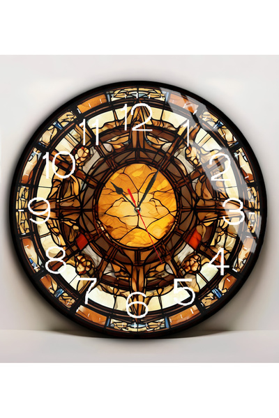 Harikabirev HARİKABİREV | PIEȚĂ DE STICLA (CEAS) TABLO ABSTRACTĂ NEGRU-ARĂTĂ ...