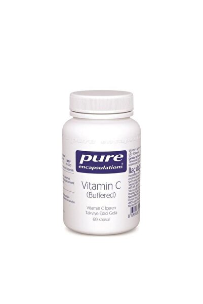 Pure Encapsulations فيتامين سي مخزن 60 كبسولة