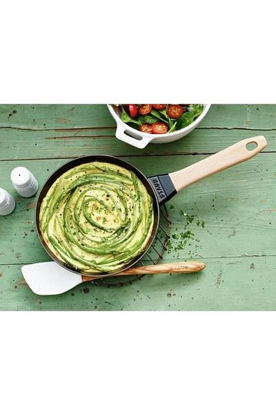 STAUB 20cm Cast Iron Frying Pan with Wooden Handle - 405119500