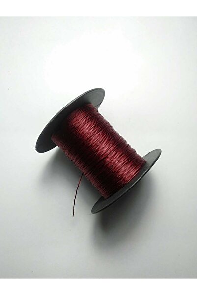 Eskişehir hobi sanat Burgundy Color Rosary Thread - 0.5 Mm, 100 Meters