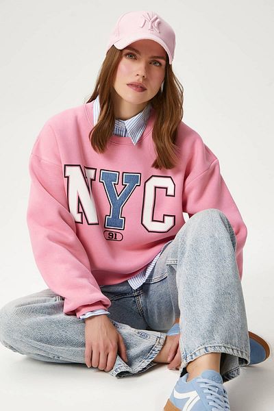 Ritnice Hanorac de damă Cool Pink Ridicat