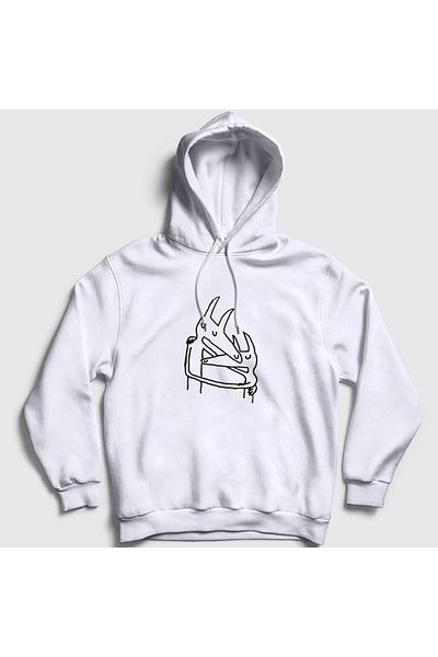 Presmono Φούτερ με κουκούλα Unisex White Twin Fantasy Car Seat Headrest 504820 ττ