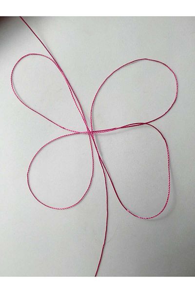 Eskişehir hobi sanat Pink Colored 0.5 mm 400 Meters Rosary Thread