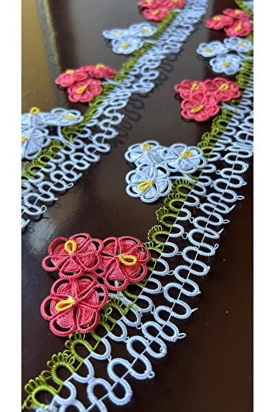 İĞNEOYASI حافة المنشفة - منشفة - تطريز إبرة - تطريز مكوك - صناعة يدوية HK466