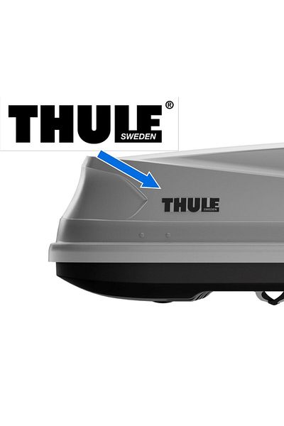 Oto Sticker Autocolant pentru portbagajul Thule Sweden Logo Stickeri 2 buc