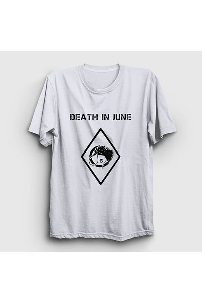 Presmono Μπλουζάκι Unisex White Logo Music Death In June 503181 ττ