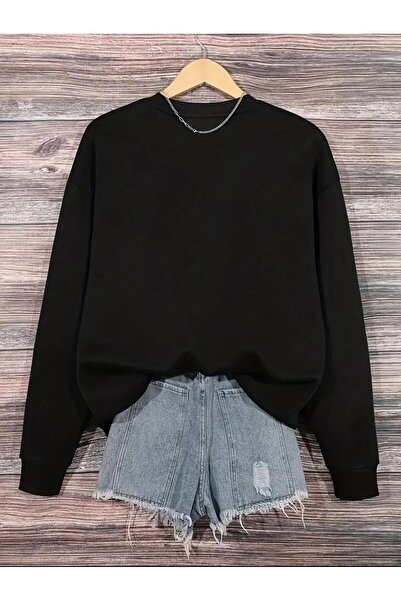 caddekombin Cute Bears Soft 2 Thread Raised Sweatshirt