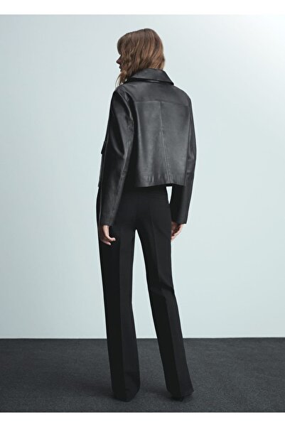 MANGO Woman Düşük belli kloş pantolon