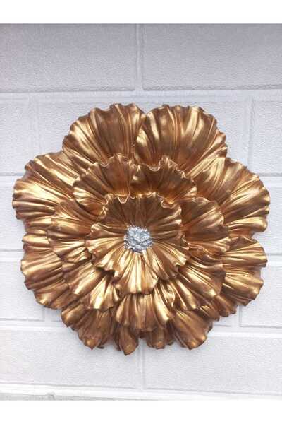 Store Gold Dekoratif Duvar ve Masa Çiçeği  25x25cm