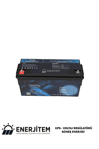 ENERJİTEM 51.2V 100Ah LifePo4 Lityum Demir Fosfat Batarya, 5120 Wh, ABS Kasa