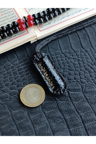 ViP GiFT Cevşen Dualı Kolye Muska Hakiki Deri El Yapımı