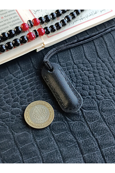 ViP GiFT Cevşen Dualı Kolye Muska Hakiki Deri El Yapımı