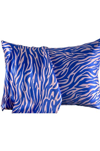 ICON SILK 100% Μεταξωτή Μαξιλαροθήκη 1 Τεμάχιο 50cm*70cm (Μπλε Παλίσα)