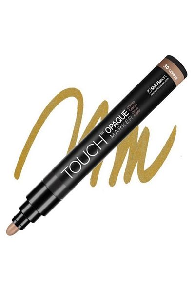 Touch 1.5-2.3mm Medium Copper 30 Marker Pen - Opaque Water Based - Sh 8613003 -2030