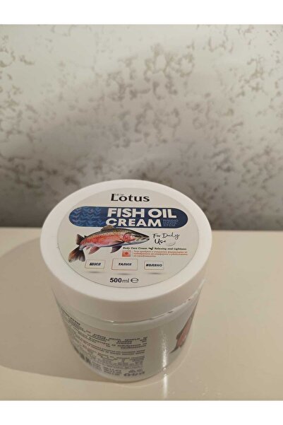 New Lotus Matic Lotus Fısh Oıl ceram Balık yağı ile zenginleştirilmiş krem