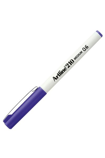 artline 0.6mm Purple Ek-210n Felt Tip Writing Pen